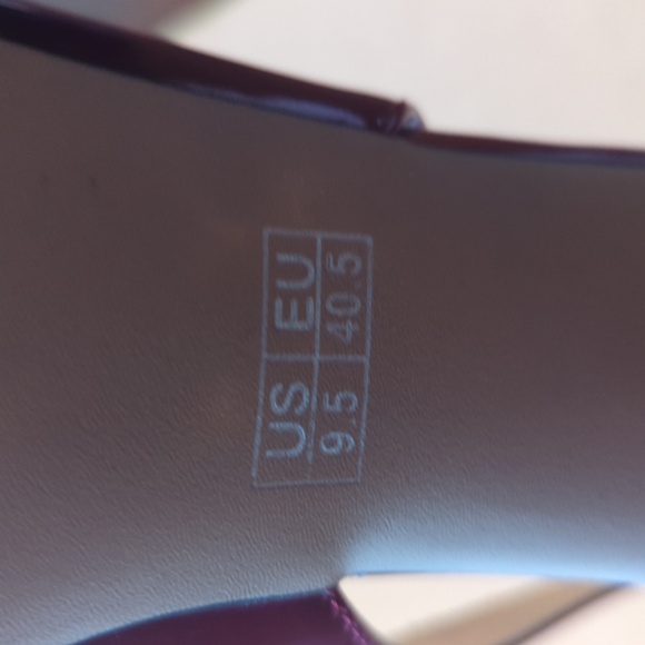 MERRORI Women's Pumps Chunky High Heel Pumps Pointed Toe Sz 9.5 - Picture 12 of 12